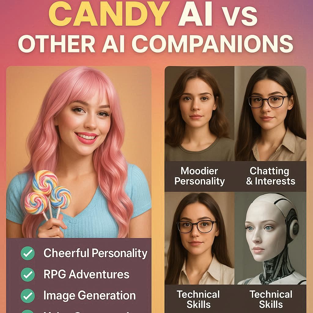 A Comparison of Candy AI to Other AI Companions