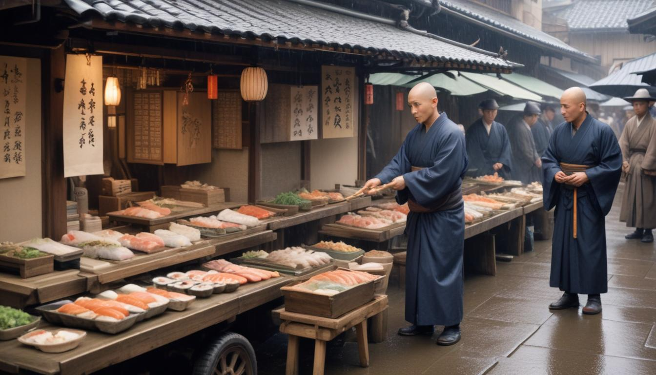 History of making sushi