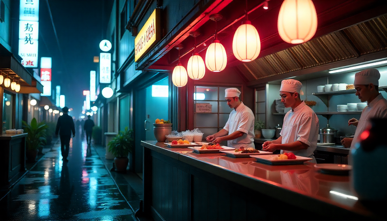 In Sushi Restaurants AI