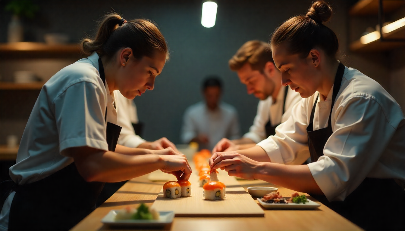 Creativity in Sushi Using AI