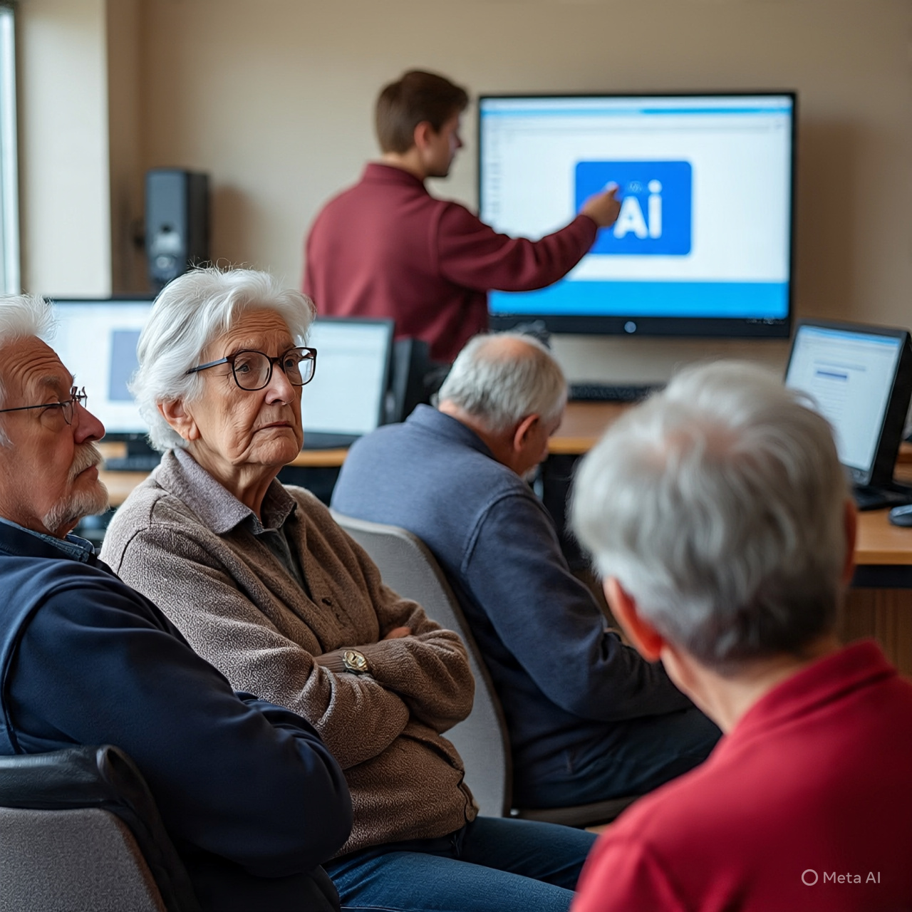 Reasons Why Older People Resist Learning AI Tools
